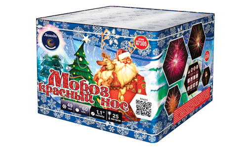  Батарея салютов Мороз Красный Нос  в Шадринске